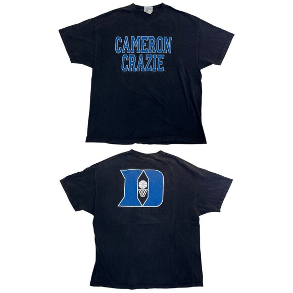 Vintage Duke University Blue Devils T-Shirt “Cameron Crazie” Size 2XL Basketball - Picture 1 of 10